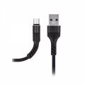 MAXLIFE FAST REINFORCED MICRO USB DATA CABLE 1m 2A black