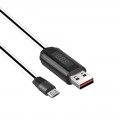 HOCO U29 ΚΑΛΩΔΙΟ ΜΕ ΟΘΟΝΗ MICRO USB ΦΟΡΤΙΣΗΣ &amp DATA 1.2m, WHITE