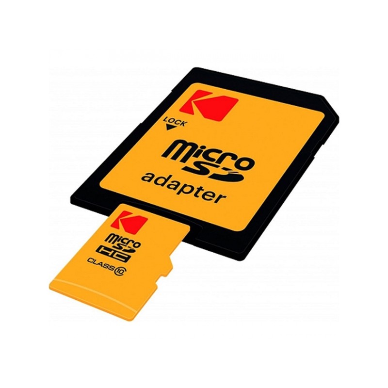 Memory Card microSD KODAK EXTRA PERFORMANCE 16GB CLASS 10 with adapter