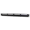 Patch Panel  Cat.5E 24 port with rear cable management