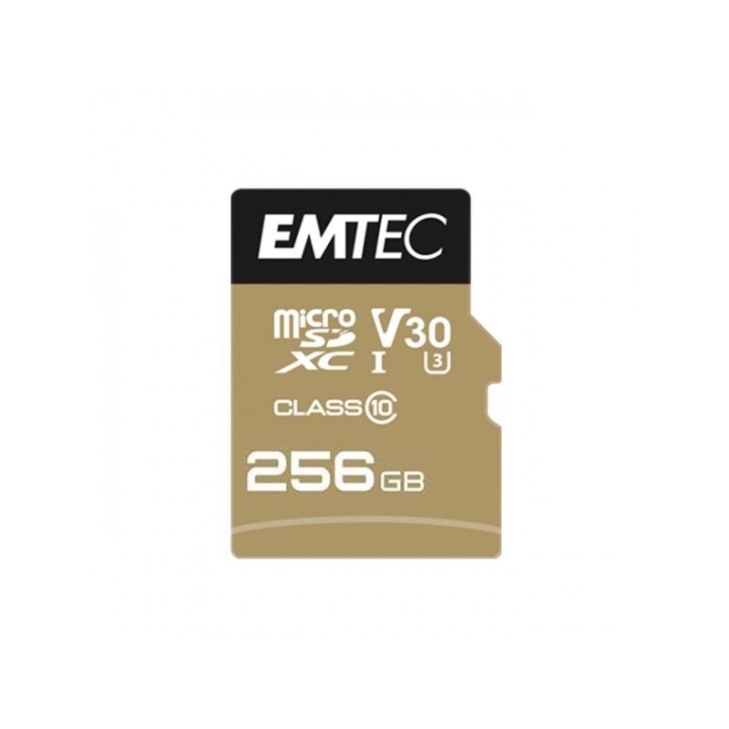Memory Card microSD EMTEC USH-I U3 SPEEDIN PRO A1 256GB CLASS 10