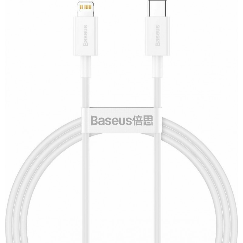 Baseus cable Superior PD USB-C - Lightning 1,0 m 20W white