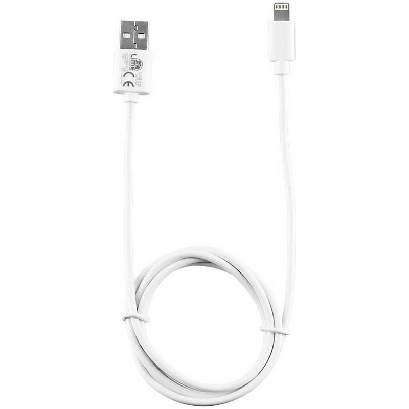 ΚΑΛΩΔΙΟ ΦΟΡΤΙΣΗΣ - DATA LIGHTNING LONG USB 2.4A 2m WHITE