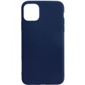 Matt TPU case for Iphone 11 dark blue