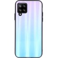 Aurora Glass Case Samsung Galaxy A12  blue-pink