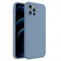 Wozinsky Color Case silicone flexible durable case iPhone 12 Pro blue