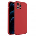 Wozinsky Color Case silicone flexible durable case iPhone 12 Pro red