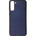 Samsung Galaxy S21 Silky and Soft Touch Finish Back Cover Case blue