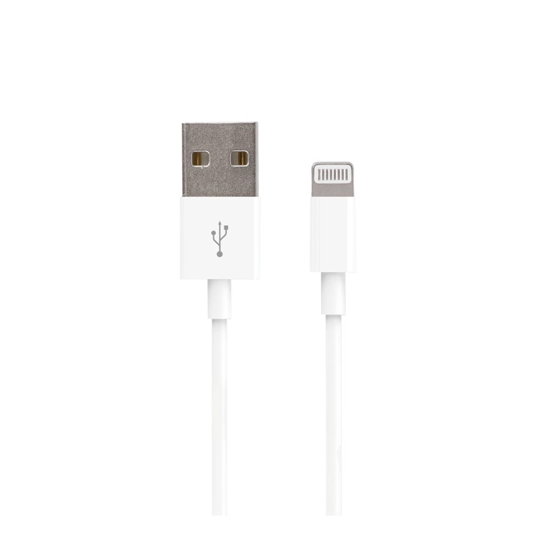 Forever cable USB - Lightning 1,0 m 1A white