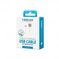 Forever cable USB - Lightning 1,0 m 1A white