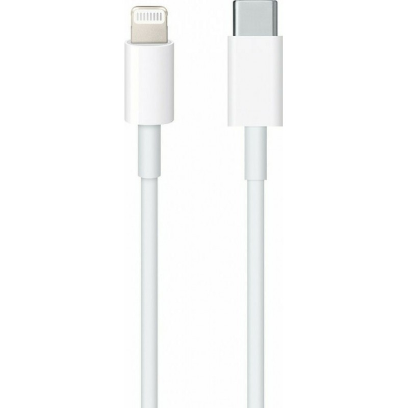 Apple Regular USB 2.0 Cable USB-C male - Lightning Λευκό 1m