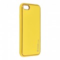 FORCELL LEATHER CASE FOR IPHONE 7/8 SE 2020 YELLOW