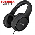TOSHIBA AUDIO WIRED OVER EAR HEADPHONES BLACK