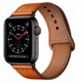 TECH-PROTECT REPLACMENT BAND LEATHERFIT FOR APPLE WATCH 4 / 5 / 6 / 7 / SE (42 / 44 / 45 MM) brown