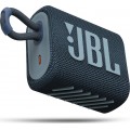 JBL Go 3 JBLGO3BLU Αδιάβροχο Ηχείο Bluetooth 4.2W με Διάρκεια Μπαταρίας έως 5 ώρες Μπλε