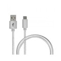 Ksix DATA USB TO TYPE C 2.4A CABLE SYNC 1m white